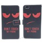 Handyh�lle Tasche f�r Handy Xiaomi Mi 5 Dont Touch My Phone Rot