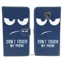 Handyh�lle Tasche f�r Handy Wiko Robby  Dont Touch my Phone