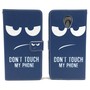 Handyh�lle Tasche f�r Handy Wiko Robby  Dont Touch my Phone
