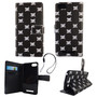 Handyh�lle Tasche f�r Handy Wiko Lenny 3 Polka Dot Totenkopf