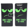 Dont Touch My Phone Handyh�lle Huawei P9 Klapph�lle Wallet Case