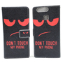 Dont Touch My Phone Handyh�lle Huawei P9 Klapph�lle Wallet Case