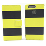 Handyh�lle Tasche f�r Handy Huawei P9 Dont Schwarz / Gelb