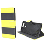 Handyh�lle Tasche f�r Handy Huawei P9 Dont Schwarz / Gelb