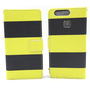 Handyh�lle Tasche f�r Handy Huawei P9 Dont Schwarz / Gelb