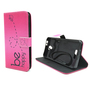 Handyh�lle Tasche f�r Handy Alcatel Pop 4 Be Happy Pink