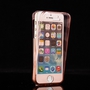 Crystal Case H�lle f�r Apple iPhone 5 / 5s / SE Pink Rahmen Full Body