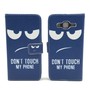 Handyh�lle Tasche f�r Handy Samsung Galaxy J5  Dont Touch my Phone