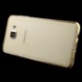 Crystal Case H�lle f�r Samsung Galaxy A3 2016 Gold Rahmen Full Body