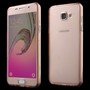 Crystal Case H�lle f�r Samsung Galaxy A3 2016 Pink Rahmen Full Body