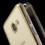 Crystal Case H�lle f�r Samsung Galaxy A5 2016 Gold Rahmen Full Body