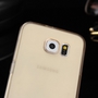 Crystal Case H�lle f�r Samsung Galaxy A3 2015 Gold Rahmen Full Body