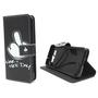 Handyh�lle Tasche f�r Handy Samsung Galaxy A3 2015 Mittelfinger