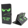 Handyh�lle Tasche f�r Handy Xiaomi Redmi Note 3 Dont Touch Gr�n