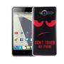 Handy H�lle f�r ZTE Blade L3 Cover Case Schutz Tasche Motiv Slim Silikon TPU Dont Touch my Phone Rot