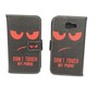 Handyh�lle Tasche f�r Handy Samsung Galaxy A3 2016 Dont Touch My Phone Rot