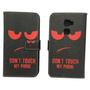 Dont Touch My Phone Handyh�lle Huawei Mate S Klapph�lle Wallet Case
