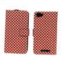 Handyh�lle Tasche f�r Handy Wiko Jerry Polka Dot Rot
