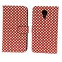 Handyh�lle Tasche f�r Handy Wiko Robby Polka Dot Rot