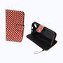 Handyh�lle Tasche f�r Handy Wiko Sunny Polka Dot Rot