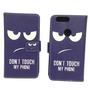 Dont Touch My Phone Handyh�lle Huawei Honor 8 Klapph�lle Wallet Case