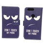 Dont Touch My Phone Handyh�lle Huawei Honor 8 Klapph�lle Wallet Case
