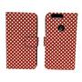 Handyh�lle Tasche f�r Handy Huawei Honor 8 Polka Dot Rot