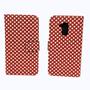Handyh�lle Tasche f�r Handy Huawei Honor 5c Polka Dot Rot
