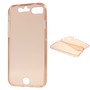 Crystal Case H�lle f�r Apple iPhone 7 Pink Rahmen Full Body