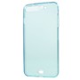 Crystal Case H�lle f�r Apple iPhone 7 Plus Blau Rahmen Full Body