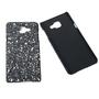 Handy H�lle Schutz Case Bumper Schale f�r Samsung Galaxy A7 2016 3D Sterne Wei�