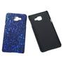 Handy H�lle Schutz Case Bumper Schale f�r Samsung Galaxy A7 2016 3D Sterne Blau