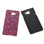 Handy H�lle Schutz Case Bumper Schale f�r Samsung Galaxy A7 2016 3D Sterne Pink
