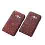 Handy H�lle Schutz Case Bumper Schale f�r Samsung Galaxy J1 2016 3D Sterne Rot