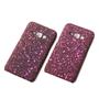 Handy H�lle Schutz Case Bumper Schale f�r Samsung Galaxy J1 2016 3D Sterne Pink
