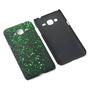 Handy H�lle Schutz Case Bumper Schale f�r Samsung Galaxy J3 3D Sterne Gr�n