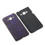 Handy H�lle Schutz Case Bumper Schale f�r Samsung Galaxy J3 3D Sterne Lila