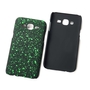 Handy H�lle Schutz Case Bumper Schale f�r Samsung Galaxy J5 2015 3D Sterne Gr�n