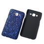 Handy H�lle Schutz Case Bumper Schale f�r Samsung Galaxy J5 2015 3D Sterne Blau
