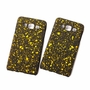 Handy H�lle Schutz Case Bumper Schale f�r Samsung Galaxy A3 2015 3D Sterne Gelb