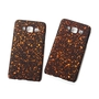 Handy H�lle Schutz Case Bumper Schale f�r Samsung Galaxy A3 2015 3D Sterne Orange