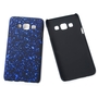 Handy H�lle Schutz Case Bumper Schale f�r Samsung Galaxy A3 2015 3D Sterne Blau