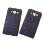 Handy H�lle Schutz Case Bumper Schale f�r Samsung Galaxy A5 2015 3D Sterne Lila