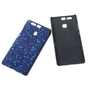Handy H�lle Schutz Case Bumper Schale f�r Huawei P9 3D Sterne Blau