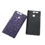 Handy H�lle Schutz Case Bumper Schale f�r Huawei P9 3D Sterne Lila