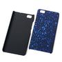 Handy H�lle Schutz Case Bumper Schale f�r Huawei P8 Lite 3D Sterne Blau