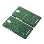 Handy H�lle Schutz Case Bumper Schale f�r Xiaomi Redmi Note 2 3D Sterne Gr�n