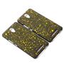 Handy H�lle Schutz Case Bumper Schale f�r Xiaomi Redmi Note 2 3D Sterne Gelb