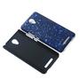 Handy H�lle Schutz Case Bumper Schale f�r Xiaomi Redmi Note 2 3D Sterne Blau
