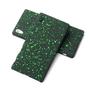 Handy H�lle Schutz Case Bumper Schale f�r Sony Xperia Z5 3D Sterne Gr�n
